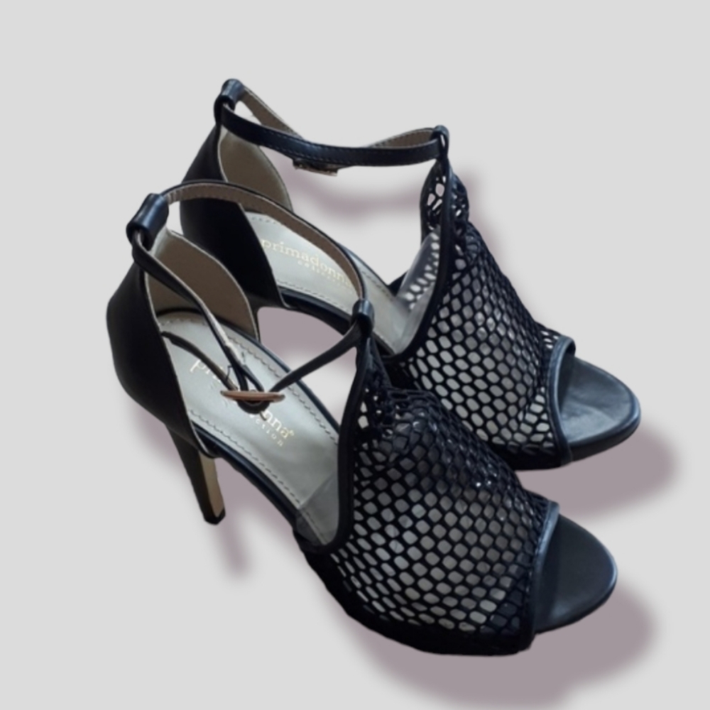 Prima Donna fishnet heels